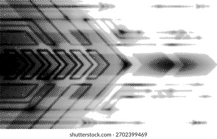 Meio-Tom Abstrato Preto E Branco Fundo_31