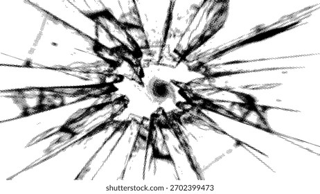 Meio-Tom Abstrato Preto E Branco Fundo_31
