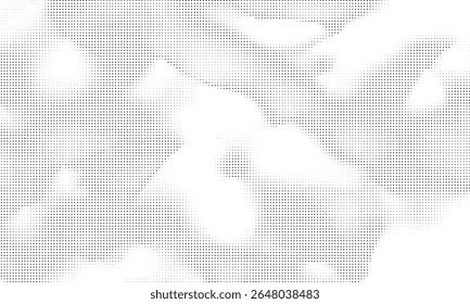 Medio tono Abstractas con degradado en blanco y negro. textura grunge para efecto de mezcla, multiplicación y superposición, fondo texturizado de papel, Ilustración vectorial