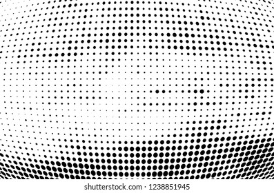 Abstract halftone black and white. A monochrome background of a chaotic pattern. Fantastic texture for printing on business cards, posters, labels
