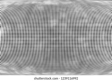 Abstract halftone black and white. A monochrome background of a chaotic pattern. Fantastic texture for printing on business cards, posters, labels