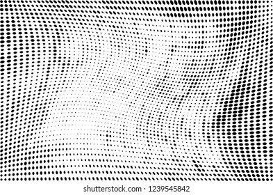 Abstract halftone black and white. A monochrome background of a chaotic pattern. Fantastic texture for printing on business cards, posters, labels