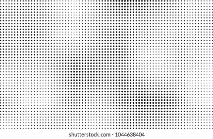 Abstract halftone black and white. The pattern of dots of ink gradient
