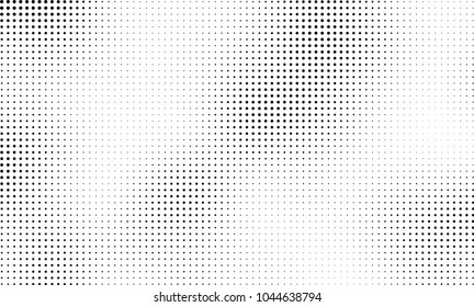 Abstract halftone black and white. The pattern of dots of ink gradient