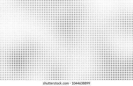 Abstract halftone black and white. The pattern of dots of ink gradient