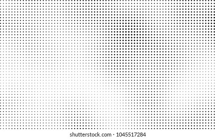 Abstract halftone black and white. The pattern of dots of ink gradient