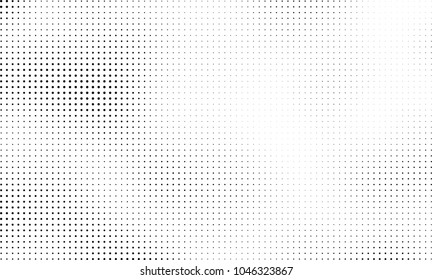 Abstract halftone black and white. The pattern of dots of ink gradient