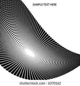 abstract halftone in black and white vector
