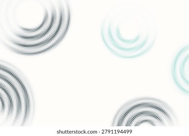 Abstract Halftone Blobs vector background with minimal abstract composition for microstock and commercial design projects.