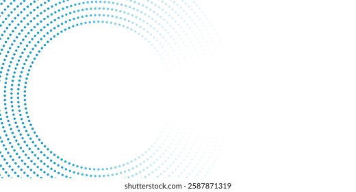 Abstract halftone blue and white vector background eps 10