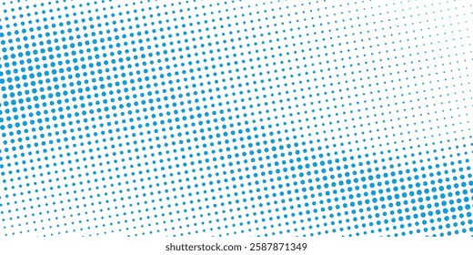 Abstract halftone blue and white vector background eps 10