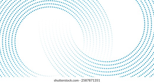 Abstract halftone blue and white vector background eps 10