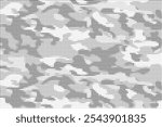 Abstract halftone camouflage background, vector illustration, modern classic textile pattern