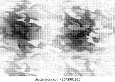 Abstract halftone camouflage background, vector illustration, modern classic textile pattern