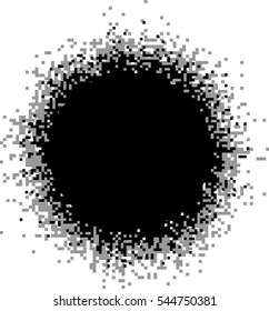  Abstract Halftone Circle