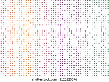 abstract halftone circle background with bright or colorful concept, use for banner, backdrop, cover, fahsion fabric 