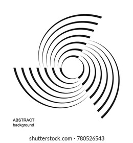 Abstract halftone circle background. Creative geometric pattern. Modern design black and white background.