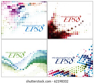 abstract halftone circle background , vector illustration.