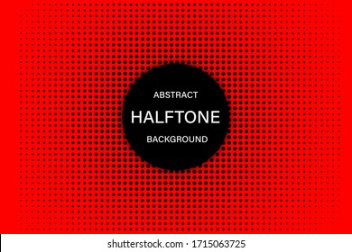 Abstract halftone circle bavkground. Vector isolated background design template.  Abstract vector geometric shape. EPS 10