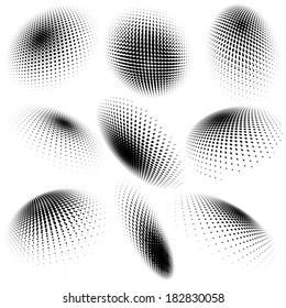 Abstract halftone circle design. And also includes EPS 10 vector