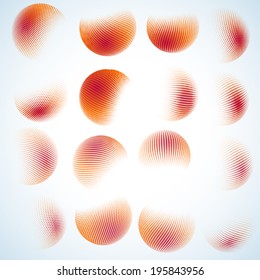 Abstract halftone circle design. And also includes EPS 10 vector