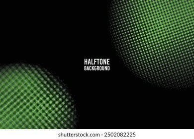 Elemento Abstractas del diseño del logotipo del círculo del semitono, Ilustración vectorial