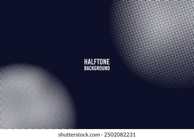Abstract Halftone Circle Logo Design Element, vector illustration