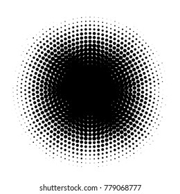 Abstract Halftone Circles Dot Template. And also includes EPS 10 vector