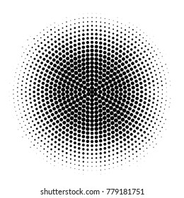 Abstract Halftone Circles Dot Template. And also includes EPS 10 vector