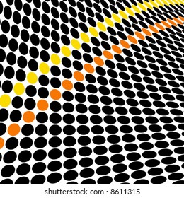 abstract halftone color dotted  vector