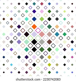 Abstract Halftone Colorful Square Pattern Background
