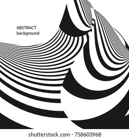 Abstract halftone creative geometric vector background. Modern design black and white pattern.