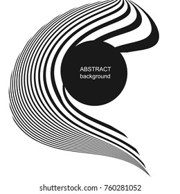 Abstract halftone creative geometric vector background. Modern design black and white pattern.