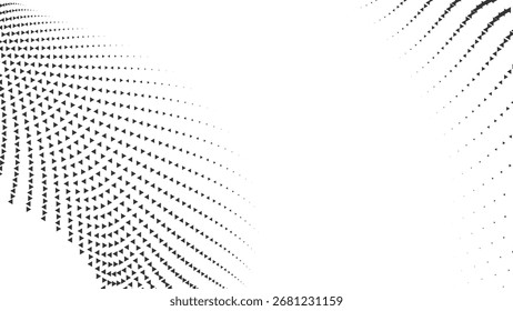 Abstract halftone curve wave dotted texture background for presentation poster flyer banner brochure and modern minimal digital graphic design projects