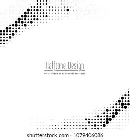 Abstract halftone design background