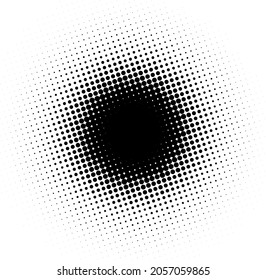 Abstract Halftone Design Element, vector template