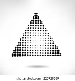 Abstract Halftone Design Elements, vector illustration. 10 eps