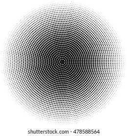 Abstract Halftone Design Elements, vector illustration