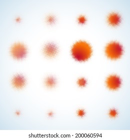Abstract halftone design. And also includes EPS 10 vector