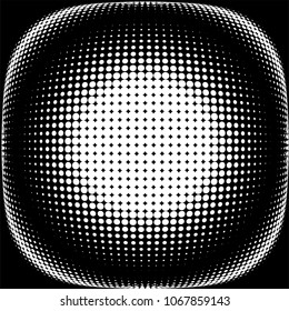 Abstract Halftone Design Vector Art Illustration