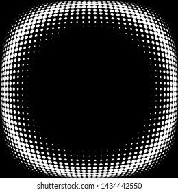 Abstract Halftone Design Vector Art Illustration