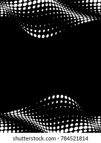 Abstrakte Halftone Design Vektorgrafik Illustration