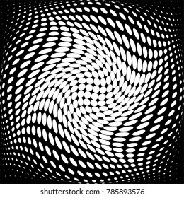 Abstract Halftone Design Vector Art Illustration
