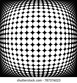 Abstract Halftone Design Vector Art Illustration
