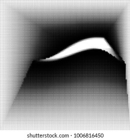 Abstract Halftone Design Vector Illustration