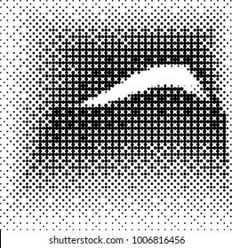 Abstract Halftone Design Vector Illustration