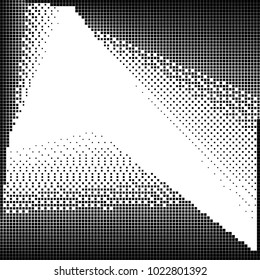 Abstract Halftone Design Vector Illustration