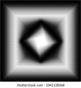Abstract Halftone Design Vector Illustration