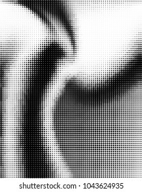 Abstract Halftone Design Vector Illustration