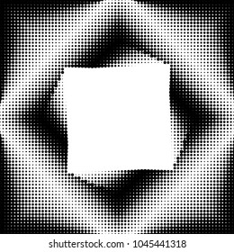 Abstract Halftone Design Vector Illustration